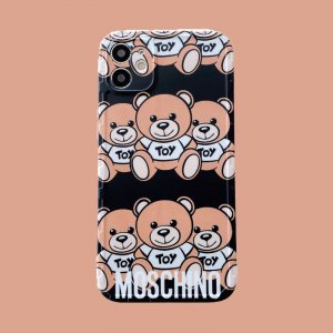【Moschino 】ブランド モスキーノ ケース ファッション iPhone 12mini/12 Pro/12 Pro Max/11 /XS/8/7/6/plus ケース [#10288]