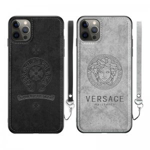 【2021新作】【Versace】 贅沢 ブランド ヴェルサーチ iPhone 12 Mini/12 Pro/12 Pro Max/11/XS/8/7/6 ケース 芸能人愛用[#case2021082214]