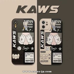 人気 KAWS 携帯電話 ケース iPhone 12 Mini/12 Pro/12 Pro Max/11 PRO/MAX/XS/8/7/6/plus ケース ファッション ブランド 男女兼用[#case202102247]