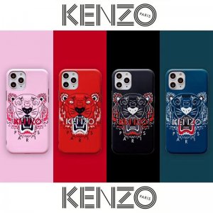 【KENZO】 贅沢 ブランド ケンゾー iPhone 13/13 Pro/13 Pro Max/12 Mini/12 Pro/12 Pro Max/11 /XS/8/7/6 ケース 芸能人愛用[#019]
