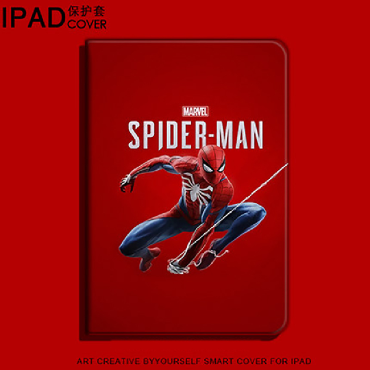 人気 ブランド スパイダーマン iPad Proケース 9.7 インチ 2018/2017 iPad 9.7インチ カバー iPad Air1/2保護カバー iPad mini 1/2/3/4ケース 保護性 [#060712]